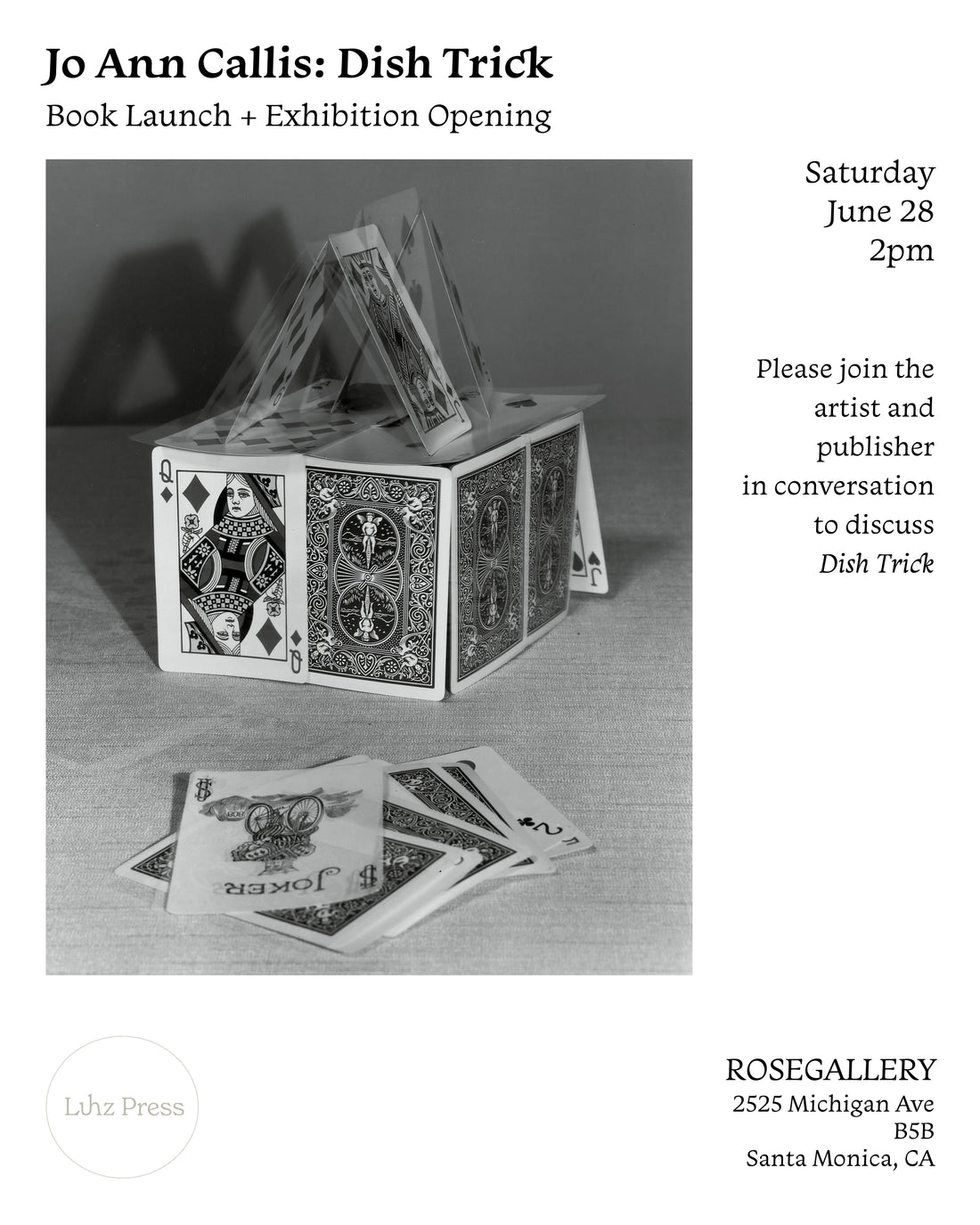 On view at ROSEGALLERY: Dish Trick by Jo Ann Callis