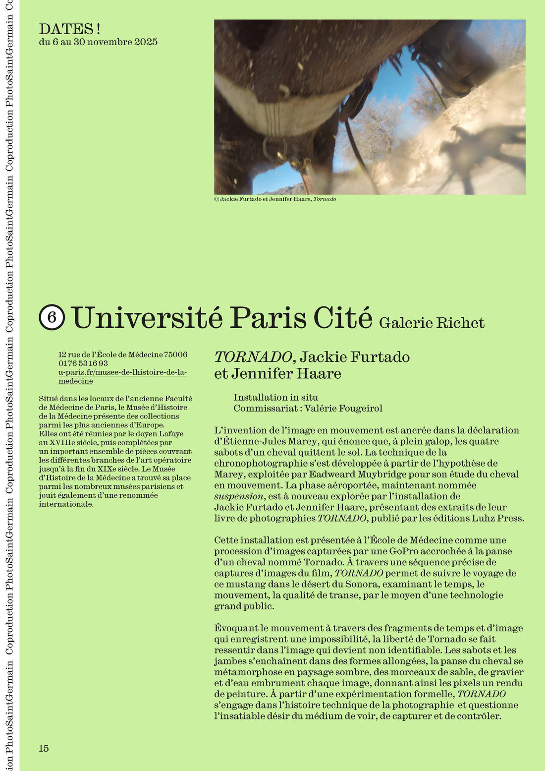 TORNADO on view this November in Paris at Photo Saint Germain!